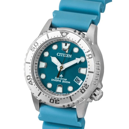 Reloj Citizen Promaster Eco-Drive Diver's EO2027-09L para mujer, correa de poliuretano, esfera azul, 200 m