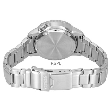 Reloj Citizen Promaster Dive Eco-Drive de acero inoxidable con esfera morada EO2027-50X para mujer, 200 m