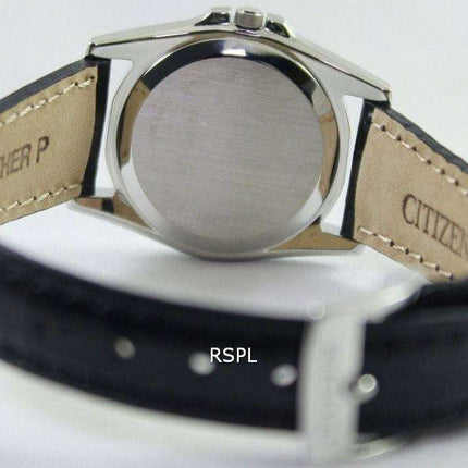 Ciudadano negro de cuarzo Dial 09E EQ0560 reloj de mujeres