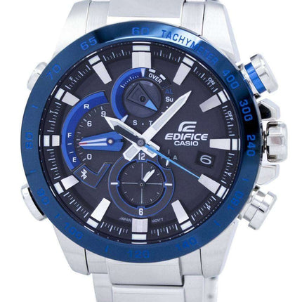 Casio Edifice enlace Smartphone Dual Time Tough Solar JCA-800DB-1A EQB800DB-1A reloj de Men