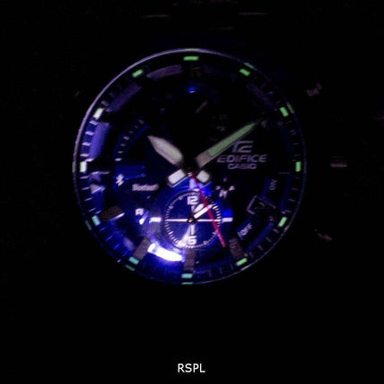 Reloj Casio Edifice resistente Bluetooth Solar Dual Time EQB900DB JCA-900DB-2A-2A hombres