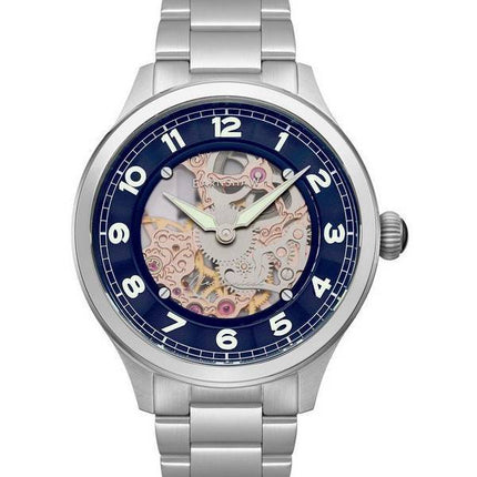 Reloj para hombre Thomas Earnshaw Baron Blue Skeleton Dial Mechanical ES-8189-22
