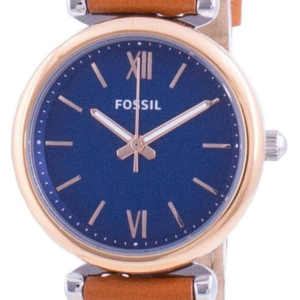 Fossils Carlie Mini Blue Dial Quartz ES4701 Reloj para mujer