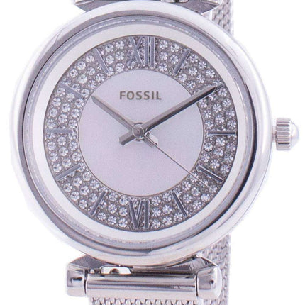 Fossil Carlie Mini ES4837 Reloj de mujer con detalles de diamantes de cuarzo