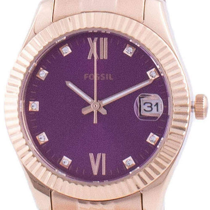 Fossil Scarlette Mini Diamond Akzente Quarz ES4900 Damenuhr