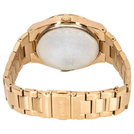 Reloj para mujer Fossil Scarlette Rose Gold Acero inoxidable Rose Gold Sunray Dial Quartz ES5258