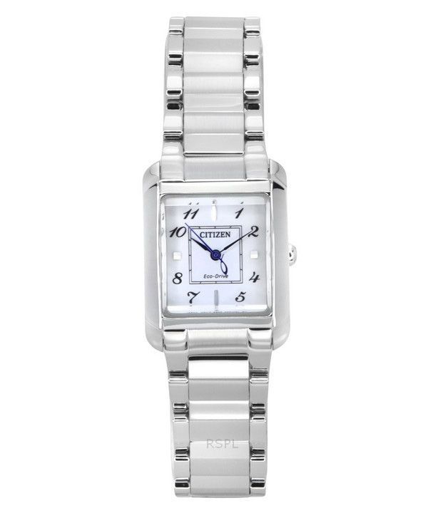 Reloj para mujer Citizen L Eco-Drive de acero inoxidable con esfera de nácar EW5600-87D