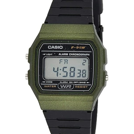 Reloj Casio Classic Daily Alarm F-91WM-3A F91WM-3A para hombre
