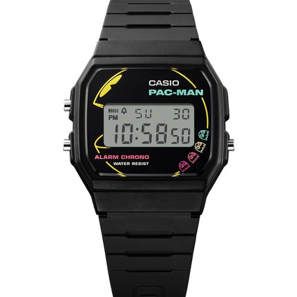 Reloj de cuarzo unisex Casio Standard Digital PAC-MAN Collaboration con correa de resina de base biológica F-91WPC-1A