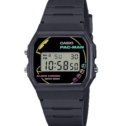 Reloj de cuarzo unisex Casio Standard Digital PAC-MAN Collaboration con correa de resina de base biológica F-91WPC-1A