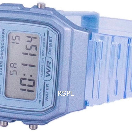 Reloj unisex Casio Youth Blue Resin Digital F-91WS-2 F91WS-2