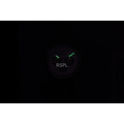 Reloj Festina Timeless Chronograph de acero inoxidable con esfera blanca de cuarzo F16820-Q para hombre