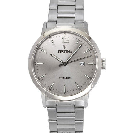 Reloj Festina F20435-2 de cuarzo con esfera gris titanio para hombre