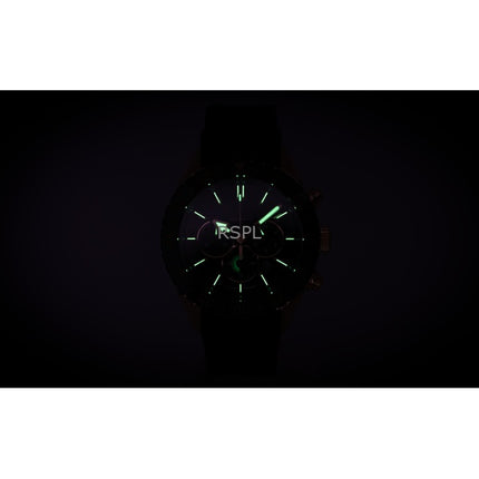 Reloj Festina F20516-2 para hombre, cronógrafo de cerámica, correa de caucho, esfera negra, cuarzo, 100 m