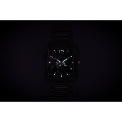 Reloj Festina Cronógrafo de acero inoxidable con esfera negra de cuarzo F20635-4 para hombre