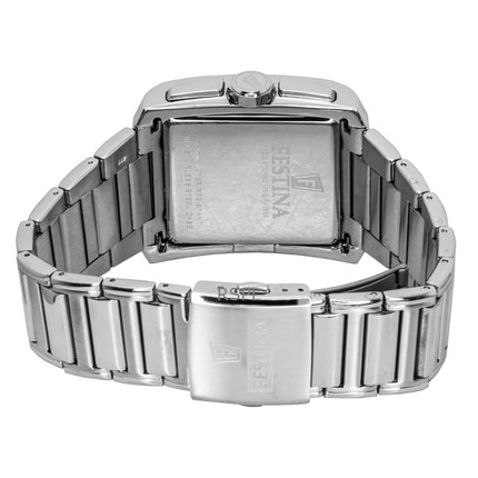Reloj Festina Cronógrafo de acero inoxidable con esfera negra de cuarzo F20635-4 para hombre