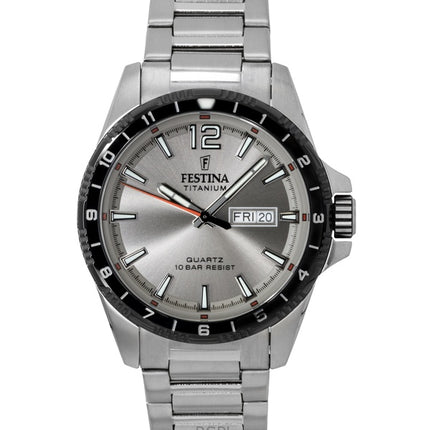 Reloj Festina de cuarzo con esfera gris titanio F20698-1 100M para hombre