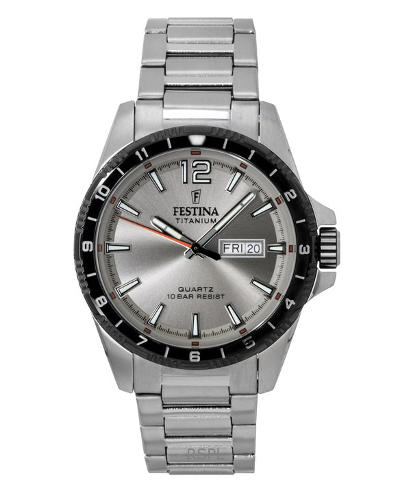 Reloj Festina de cuarzo con esfera gris titanio F20698-1 100M para hombre