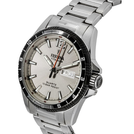 Reloj Festina de cuarzo con esfera gris titanio F20698-1 100M para hombre