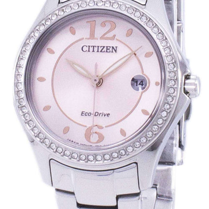 Ciudadano Eco-Conduzca diamante acento FE1140-86 X Watch de Women
