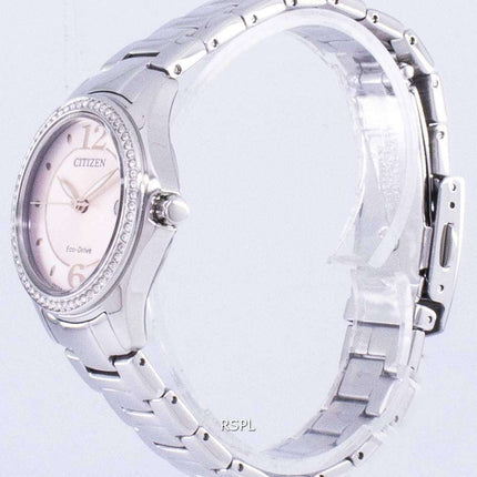 Ciudadano Eco-Conduzca diamante acento FE1140-86 X Watch de Women