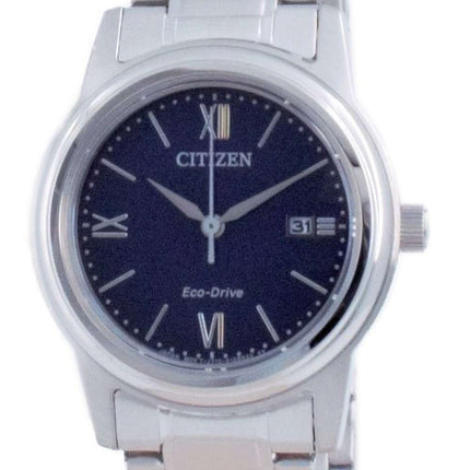 Reloj para mujer Citizen Classic Blue Dial de acero inoxidable Eco-Drive FE1220-89L 100M
