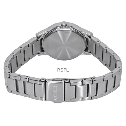 Reloj Citizen Elegance Eco-Drive FE1241-71L para mujer, acero inoxidable, esfera azul claro