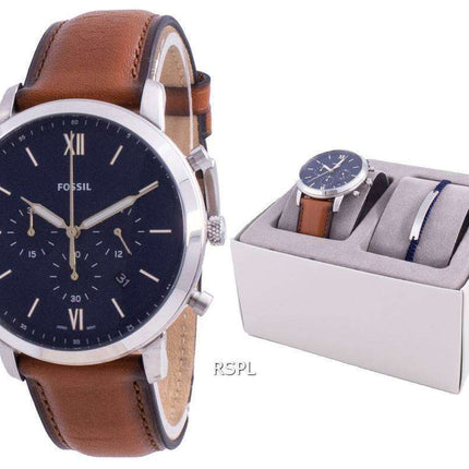 Fossil Neutra Chronograph Quartz FS5708SET con juego de regalo Relojes de hombre