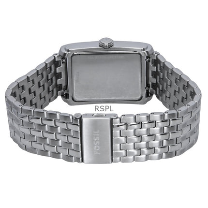 Reloj Fossil Carraway de acero inoxidable con esfera plateada y cuarzo FS6008 para hombre