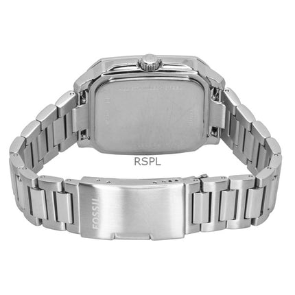 Reloj Fossil Crosby de acero inoxidable con esfera azul de cuarzo FS6121 para hombre