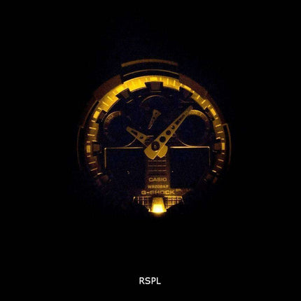 Reloj Casio G-Shock Analógico Digital a prueba de golpes 200M GA-100BBN-1A de los hombres