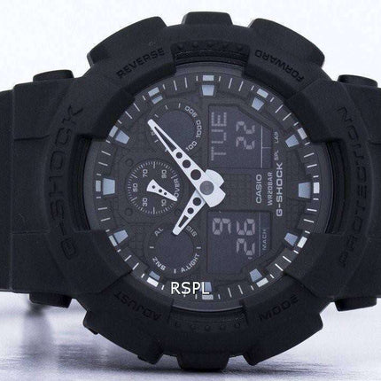 Reloj Casio G-Shock Analógico Digital a prueba de golpes 200M GA-100BBN-1A de los hombres