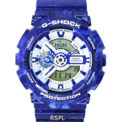 Casio G-Shock Porcelana Analógico Digital Cuarzo GA-110BWP-2A GA110BWP-2 200M Reloj para hombre