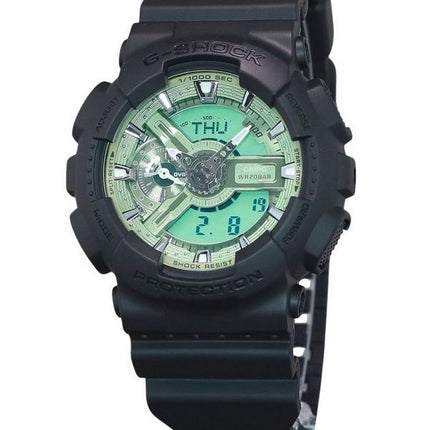 Reloj Casio G-Shock analógico digital con correa de resina y esfera verde menta de cuarzo GA-110CD-1A3 200M para hombre