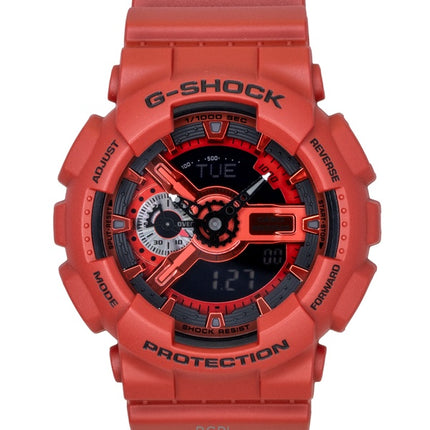 Reloj Casio G-Shock Digital Red con correa de resina de base biológica GA-110RRB-4A de cuarzo, 200 m, para hombre