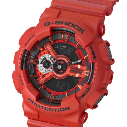 Reloj Casio G-Shock Digital Red con correa de resina de base biológica GA-110RRB-4A de cuarzo, 200 m, para hombre