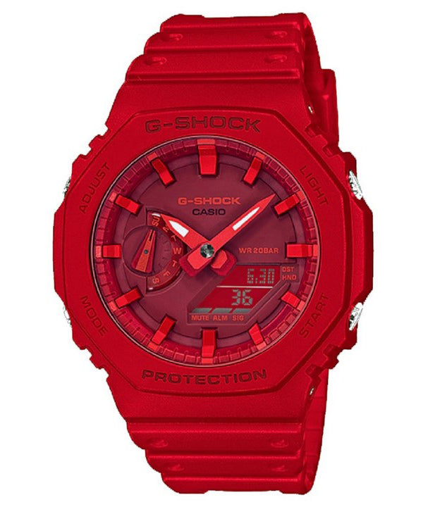 Casio G-Shock Carbon Core Guard Correa de resina Analógico Digital GA-2100-4A GA2100-4 200M Reloj para hombre