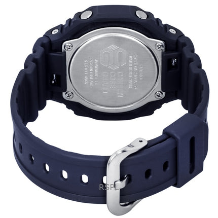 Reloj Casio G-Shock analógico digital con correa de resina de base biológica, esfera azul, cuarzo GA-2100AS-2A, 200 m, para hombre