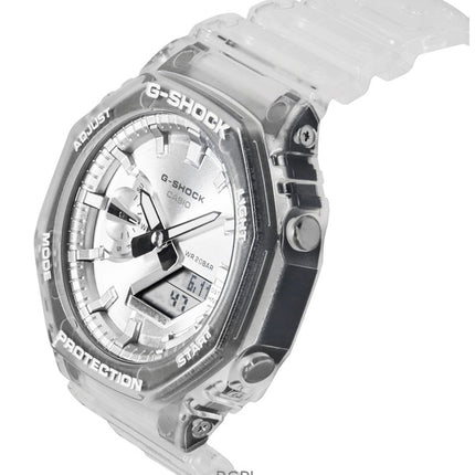 Reloj Casio G-Shock analógico digital con correa de resina, esfera gris, cuarzo GA-2100BM-7A8, 200 m, unisex