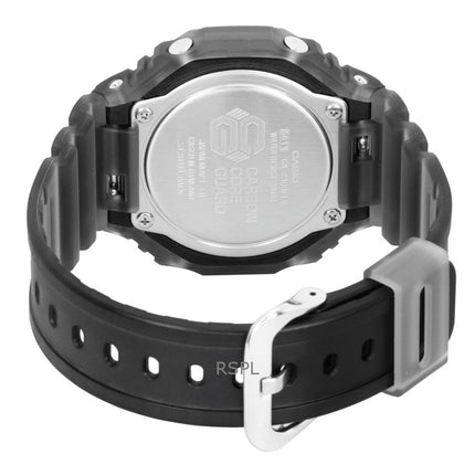 Reloj Casio G-Shock analógico digital con correa de resina y esfera azul de cuarzo GA-2100FLS-8A2 para hombre, 200 m