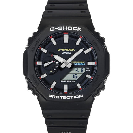 Reloj Casio G-Shock analógico digital con correa de resina de base biológica, esfera negra, cuarzo GA-2100RL-1A, 200 m, para hombre