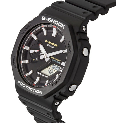 Reloj Casio G-Shock analógico digital con correa de resina de base biológica, esfera negra, cuarzo GA-2100RL-1A, 200 m, para hombre