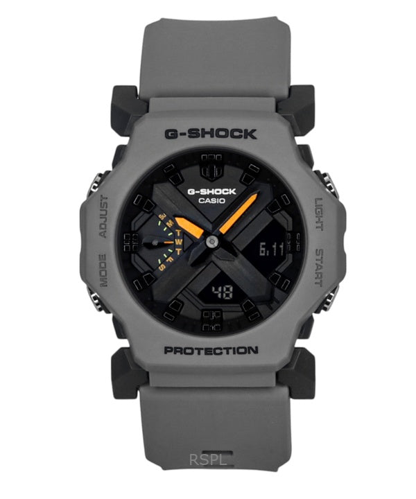 Reloj Casio G-Shock analógico digital con correa de resina y esfera gris, cuarzo GA-2300-8A, 200 m, unisex