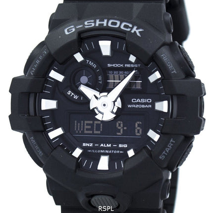 Reloj Casio G-Shock analógico digital GA-700-1B GA700-1B para hombre reacondicionado