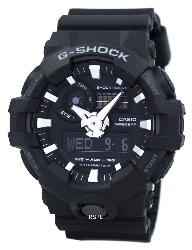 Reloj Casio G-Shock analógico digital GA-700-1B GA700-1B para hombre reacondicionado