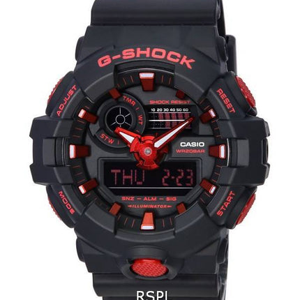Reloj Casio G-Shock X Ignite Red Series Analógico Digital Cuarzo GA-700BNR-1A GA700BNR-1 200M para hombre