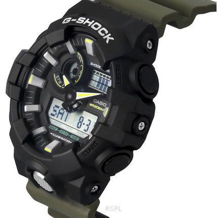 Reloj analógico digital Casio G-Shock GA-710TU-1A3 de cuarzo con correa de resina y esfera negra, 200 m, para hombre