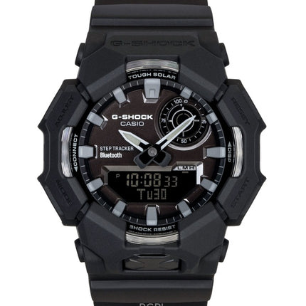 Reloj Casio G-Shock analógico-digital con enlace para smartphone, resina de base biológica, esfera negra, solar, GA-B010-1A1, 200 m, para hombre