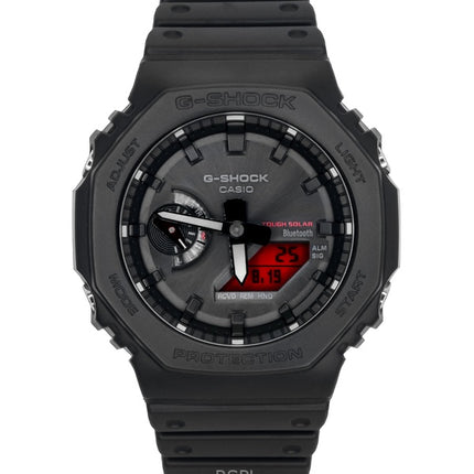 Reloj Casio G-Shock analógico-digital para hombre con correa de resina de base biológica, esfera negra, solar, GA-B2100BBR-1A, 200 m
