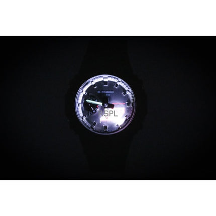 Reloj Casio G-Shock analógico-digital para hombre con correa de resina de base biológica, esfera negra, solar, GA-B2100BBR-1A, 200 m